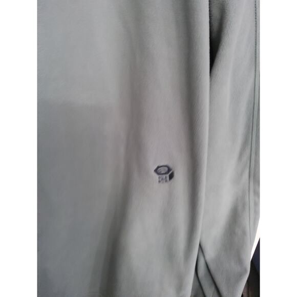 Mountain hardware  Mens microchill lite zip fleece 2.0 sage green size L outdoor - Picture 3 of 7